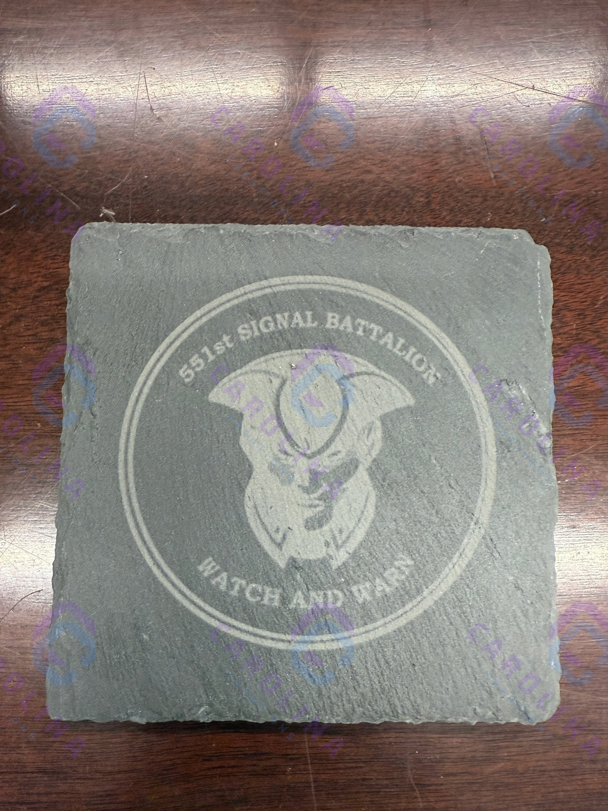 Custom Slate Coasters.