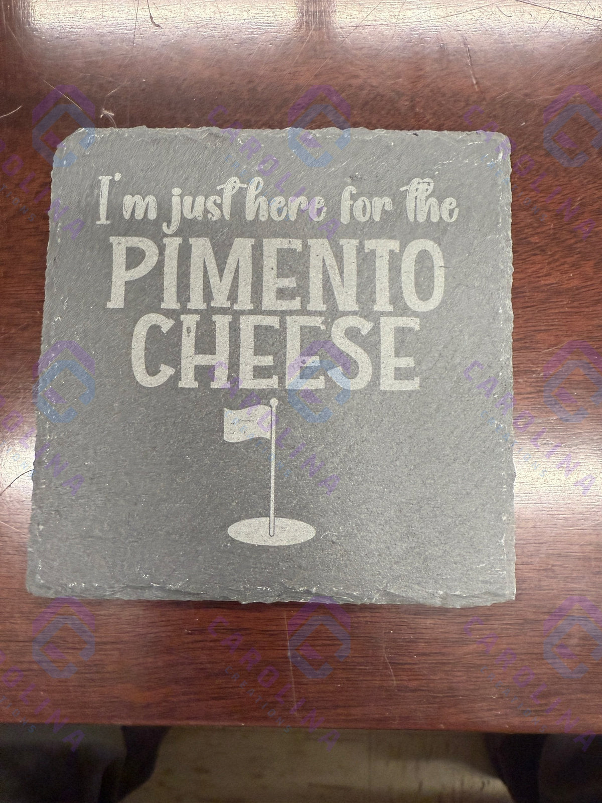 Custom Slate Coasters.