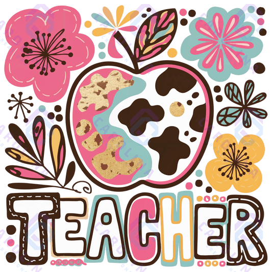 Teacher with Apple