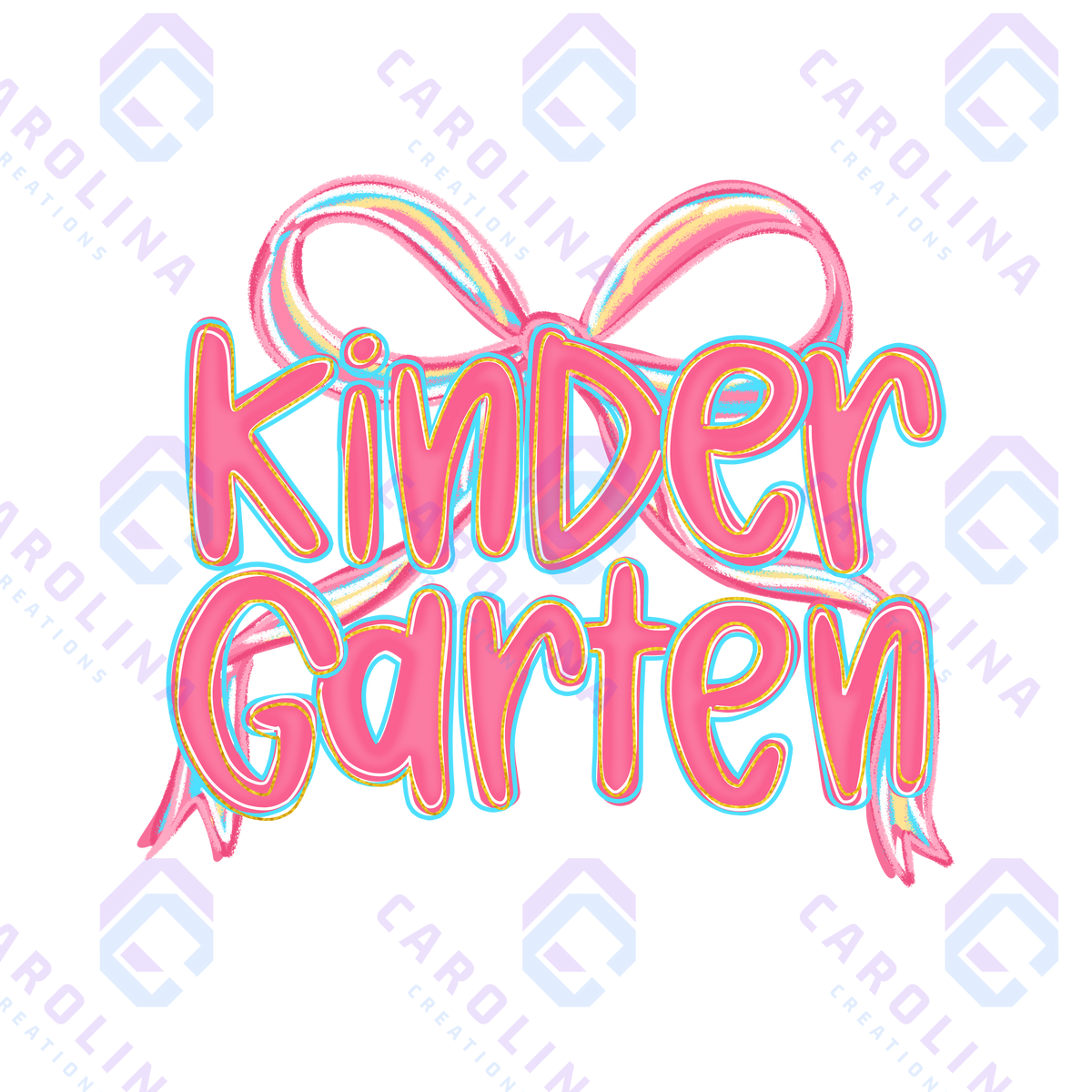Kindergarten with bow