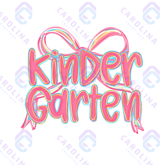 Kindergarten with bow