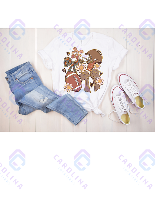 Coquette Football Tshirt