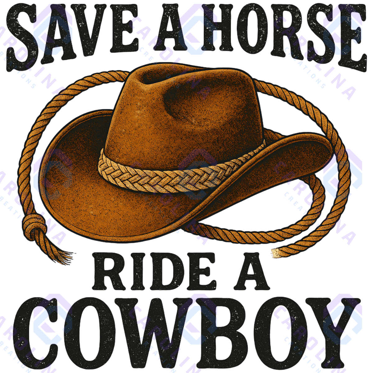 Save a horse ride a cowboy