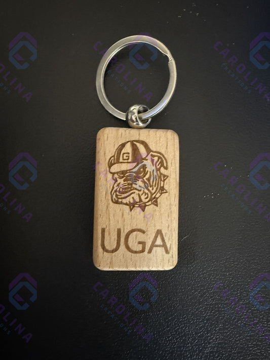 Custom Wood Key Chain