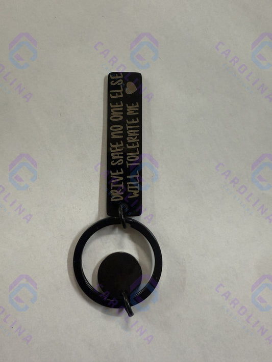 Custom black metal Key Chain