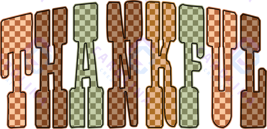 CHECKERD THANKFUL