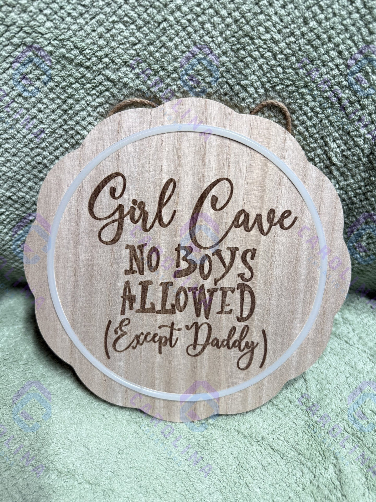 LED Scalloped Sign