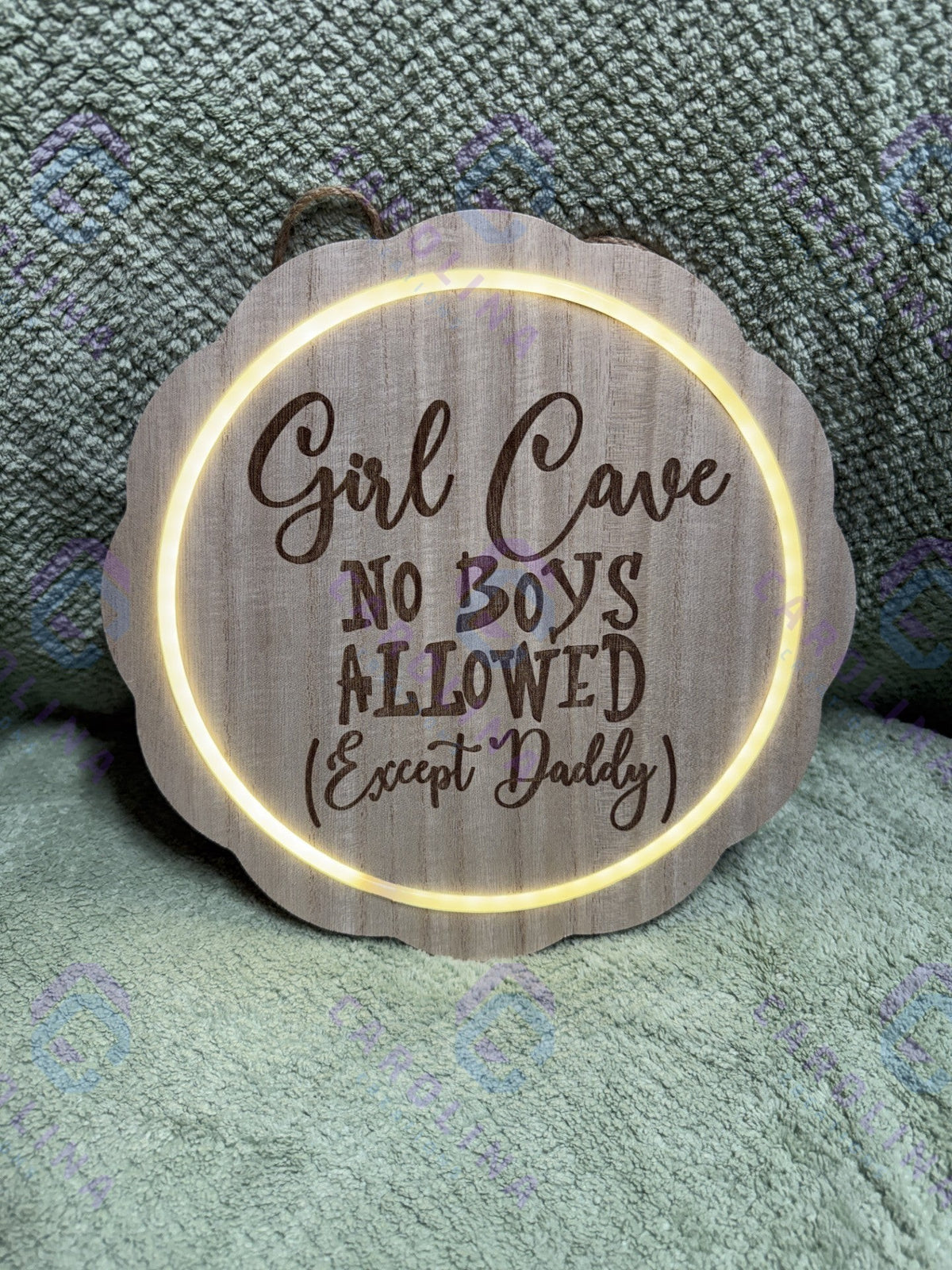 LED Scalloped Sign