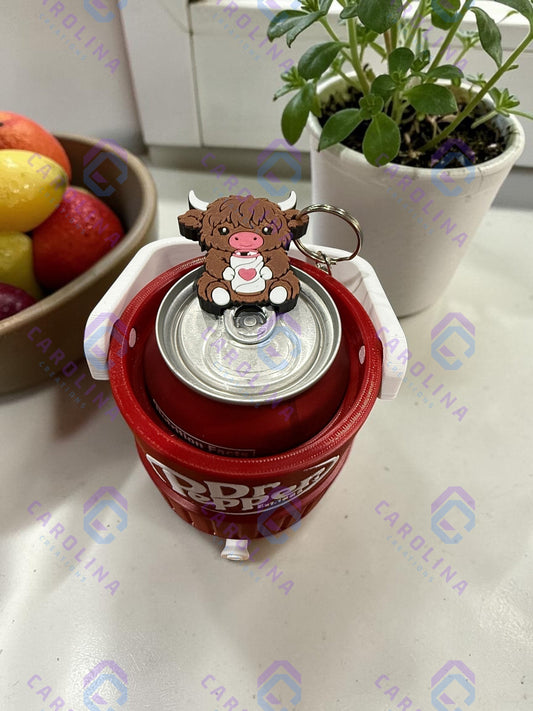 Highland cow soda can opener