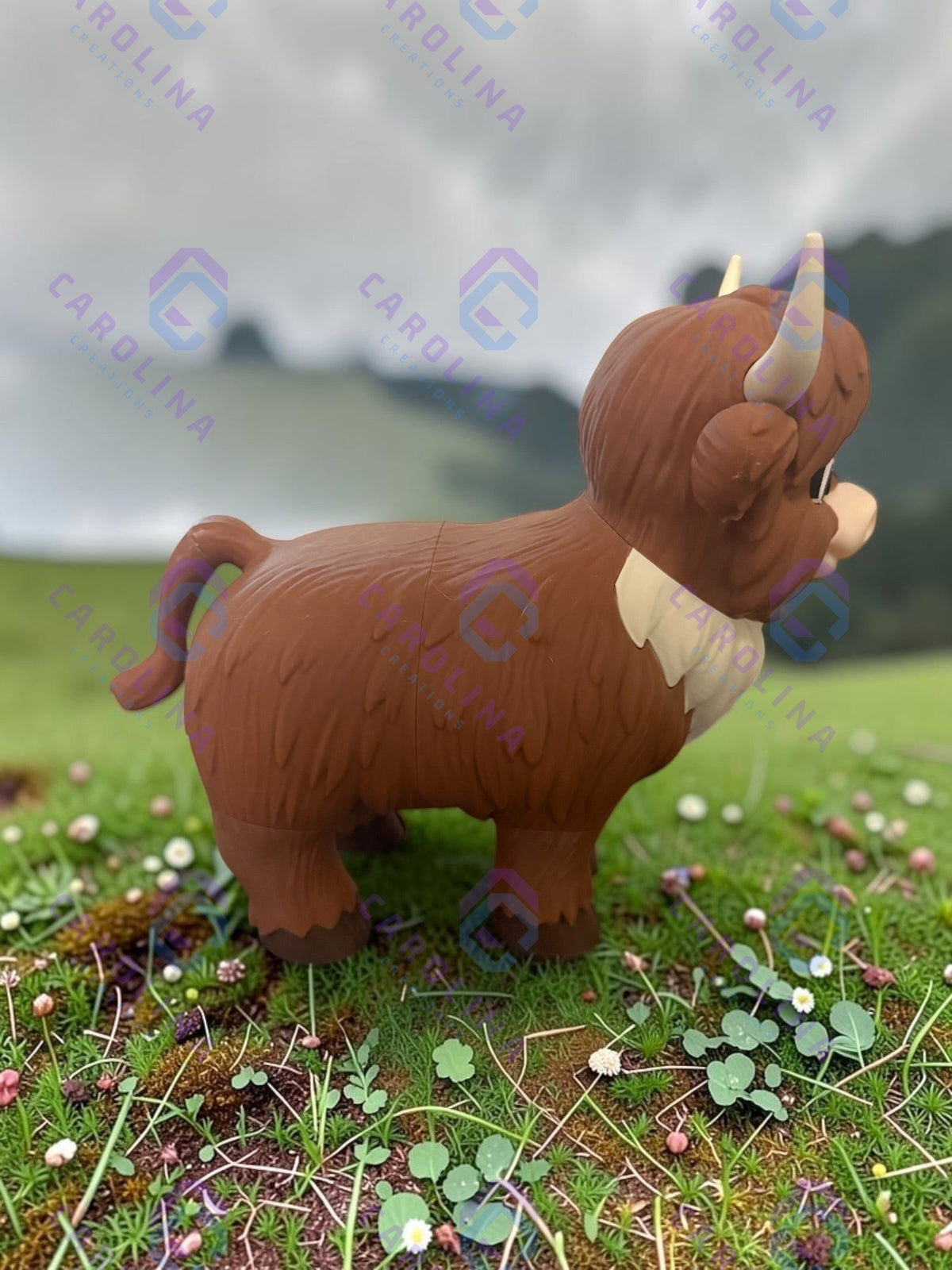 Standing Highland Cow